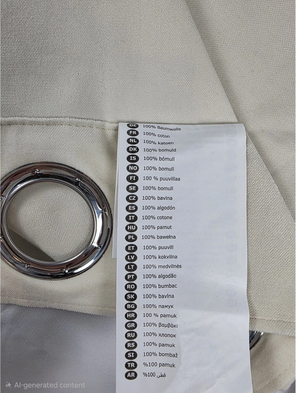 IKEA SANELA Room Darkening Curtains Pair Beige VELVET 55×118